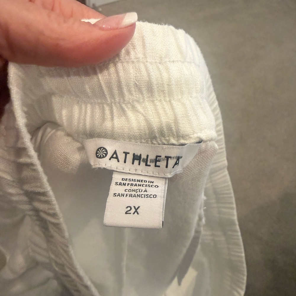 Athleta Linen Pants - 2x - Picture 3 of 4